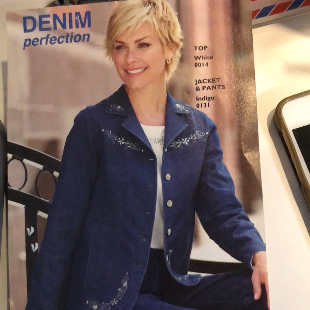 Beautiful Blair denim jacket and jean outfit. 20w.good pre-love/pre-worn